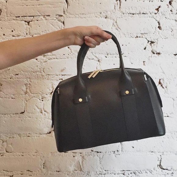 Vintage Handbags - Flynn Maroon Leather Crossbody Roland Barrel Bag
